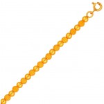 Bracelet Or Jaune Boules 4 mm. 