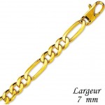 Cha�ne Or jaune maille altern�e 1/3 