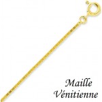 Cha�ne Or maille V�nitienne 1.85gr.