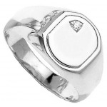 Chevali�re Or blanc Diamant