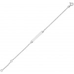 Gourmette B�b� Or Blanc.