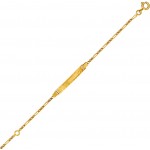 Gourmette B�b� Or jaune
