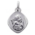 M�daille Ange Or Blanc.