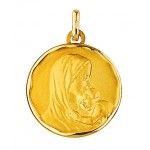 M�daille Vierge Or Jaune.