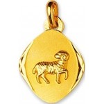 M�daille Zodiaque Or Jaune.BELIER.