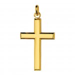 Pendentif Croix Or jaune.
