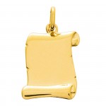 Plaque Parchemin Or jaune.