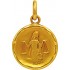 A-AUGIS M�daille Zodiaque Or jaune.BALANCE.