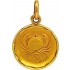 A-AUGIS M�daille Zodiaque Or jaune.CANCER.