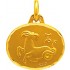 A-AUGIS M�daille Zodiaque Or jaune.CAPRICORNE. 