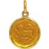 A-AUGIS M�daille Zodiaque Or jaune.LION.