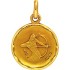 A-AUGIS M�daille Zodiaque Or jaune.SAGITTAIRE.