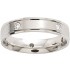 Bague Alliance Or Blanc Diamants 4.20grs - Bijoux Femme - Princesse Diamants.