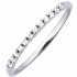 Demi alliance 12 diamants serti griffes.
