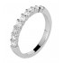 Demi Alliance de mariage 9 diamants serti griffes 0.18 carat(s)