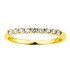 Alliance Or jaune Diamants.