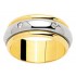 Bague alliance diamants homme 8 mm.