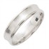 Alliance Homme Or blanc.