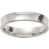 Alliance Homme Or blanc.