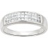 Alliance joaillerie Or blanc Diamants Princesse.