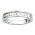 Alliance joaillerie Or blanc Diamants Princesse.