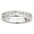 Alliance joaillerie Or blanc Diamants Princesse.