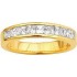Alliance joaillerie Or jaune Diamants Princesse.