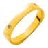 Alliance Or Jaune Carr�e Diamants