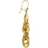 Boucles d'oreilles crochet forcat boule antillais or 18 carats