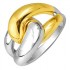 Bague 2 Ors double boucle - Princesse Diamants.