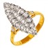 Bague Marquise 2 ors Diamants 0.47 carat(s)