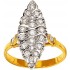 Bague Marquise 2 ors Diamants 0.47 carat(s)