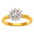 Bague de Fiancailles, Solitaire Bague Fian�ailles en Or Blanc et Or Jaune 0.40 carat(s)
