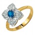 Bague 2 ors Diamants Saphir. 