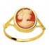 Bague cam�e or jaune.