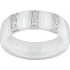 Bague C�ramique blanche Or Blanc Diamants 0.12 carat(s)