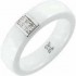 Bague C�ramique, Or Blanc, Diamants.