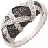 Bague Diamants Saphirs Or Blanc.