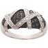 Bague Diamants Saphirs Or Blanc.