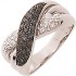 Bague Diamants Saphirs Or Blanc.
