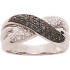 Bague Diamants Saphirs Or Blanc.
