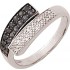 Bague Diamants Saphirs Or Blanc.