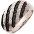Bague Diamants Saphirs Or Blanc.