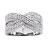 Bague Joaillerie Or Blanc Diamants.