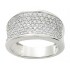 Bague Joaillerie Or Blanc Diamants.