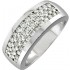 Bague Or blanc Diamants.