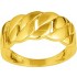 Bague Or Jaune maille Gourmette - Princesse diamants