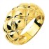 Bague Or Jaune 18 carats : 8 mm de large