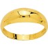 Bague Jonc Or Jaune pour femme 6 mm