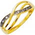Bague Or jaune Diamants.